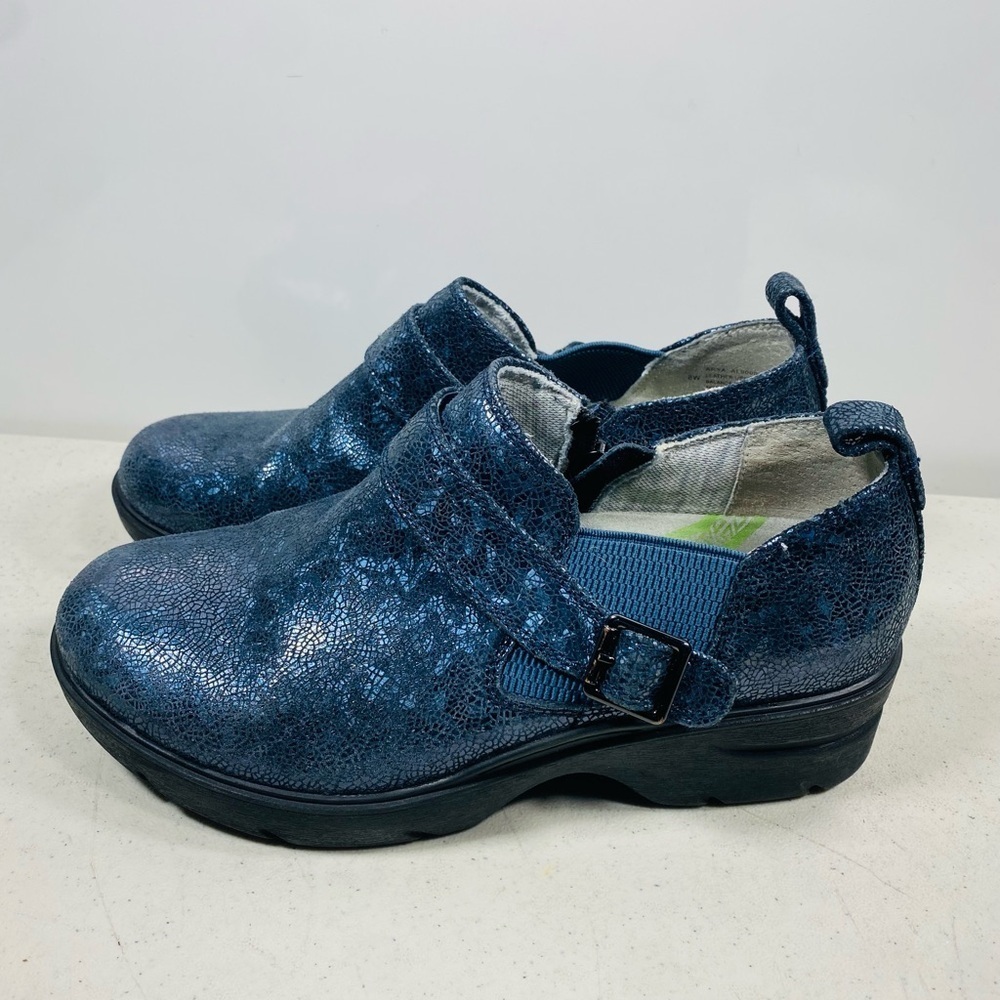 Align By Nurse Mates Women's Arya Slip Resistant Nursing Clog Navy size 8W - Picture 4 of 8